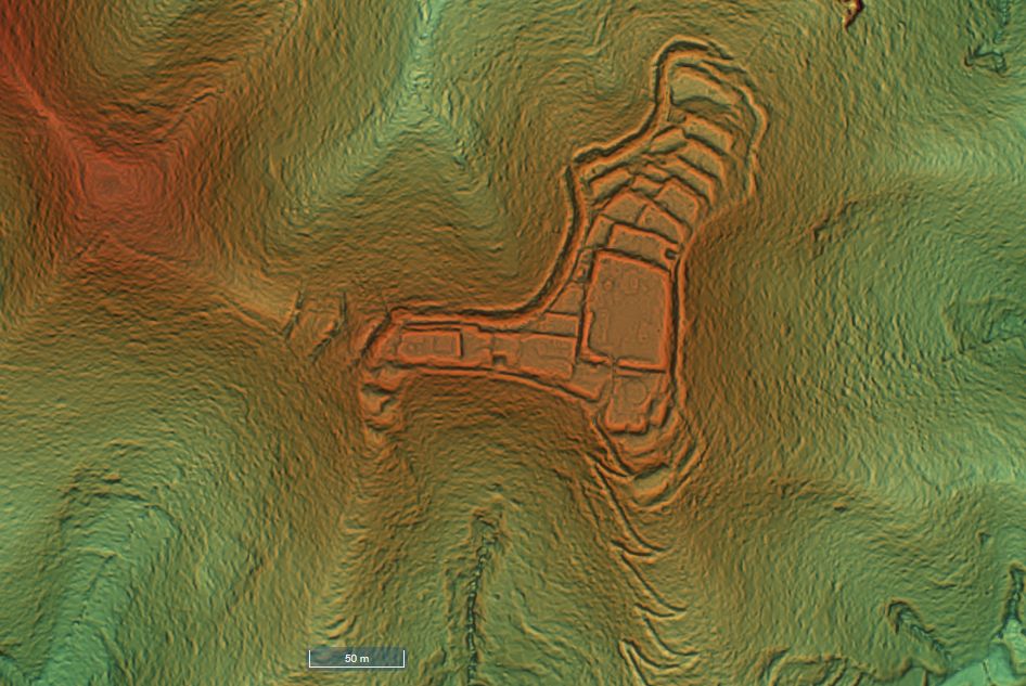 考古資料集成33.城郭立体図 | 兵庫県立 考古博物館